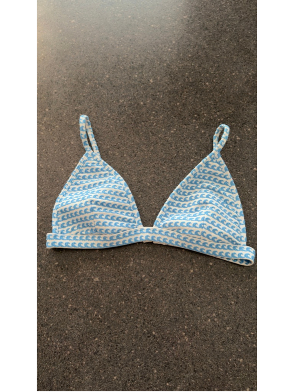 Seafolly Powder Blue & White Mesh Bikini Set size S - Picture 4 of 7